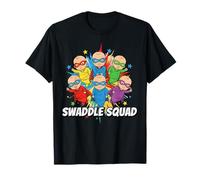 Swaddle Squad Cute Superhero Baby Design T-Shirt