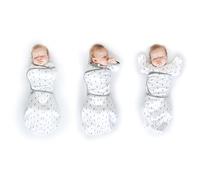 SwaddleDesigns 6-Way Omni Swaddle Sack Arms Up Swaddle for Newborn, More Options to Calm Startle Reflex, Improves Sleep, Easy Transition Baby Sleep Sack, 3 Month, 12-18 lbs, Tiny Arrows Black