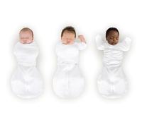 SwaddleDesigns Omni Swaddle Sack with Wrap & Arms Up Sleeves & Mitten Cuffs, Polka Dots, Sterling, Small, 0-3 Months, Small (Pack of 1)