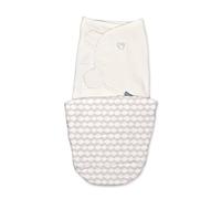 SwaddleMe by Ingenuity All Season Baby Swaddle, 2 Quick Flip Layers to Change from 1.0 to 2.5 TOG, Size 0-3 Months, 7-14 Pounds - Dream Waves