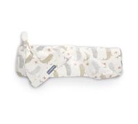 SwaddleMe by Ingenuity First Moments Collection Muslin Blanket & Hat Gift Set, 4-Piece Baby Gift (2 Blankets + 2 Hats), Soft Breathable Cotton, Neutral Whale, Stripe & Swirl Prints, Newborn Essentials