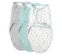 SwaddleMe Easy Change Swaddle - Size Small/Medium, 0-3 Months, 3-Pack (Little Bees)