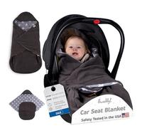 Swaddyl Baby Swaddling Wrap Blanket for CAR SEAT BABY CAR SEAT FOOT MUFF for Pushchair, Maxi Cosi/Römer, Baby Blanket, Practical, Plush, Soft, Easy To Use, for Newborns to 5 Months