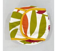 Swadeshi Desire 100% Cotton Cloth Roti Cassrole|Hot Chapati Box, Washable with Chain | Roti Rumal | Multicolor, Geometric Pattern | Pack of 1