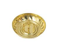 Swadeshi Desire Brass Incense Stick Holder Stand | Holder | Burner with Ash Catcher Agarbatti | Batti Stand | Plate | Dhup | Dhoop Best for Puja | Pooja Your Mandir Home & Office Decoration - Bowl