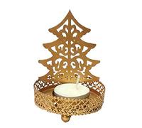 Swadeshi Desire™ Christmas Tree Tealight Candle Holder/Iron/Pack of 1