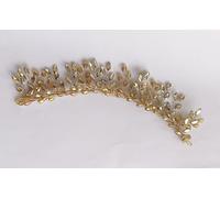Swadeshi Desire Crown Pearl Floral Hair Accessories Crystals Wedding