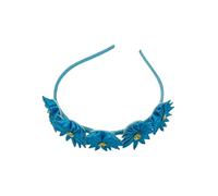 Swadeshi Desire Flower Hair Band For Baby Girls/Bridal Hair Band For Women Pack-01, Color-Sky Blue