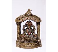 Swadeshi Desire™ Laxmi ji Darbar Religious Temple/Brass/5 inch/Decorative items