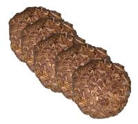 Swadeshi Desire™ Natural Gir Cow Dung Cakes for Traditional Puja and Hawan Rituals/ 5 inch Round,/Pack of 5 Upala/Kanda/Kande/Thepdi/Gowari