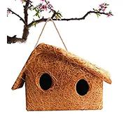 Swadeshi Desire Safest Organic Bird nest Double Window House Purely Handmade Nest for All Small Birds (Small)