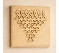 Swadeshi Desire Shriparni Saraswati Yantra for Students Education, Studies | Kids Room, Study Room, Table Decor Bedroom Showpiece | Rakshabandhan Gift for Brother, Sister (5.5 x 5.5 Inches)