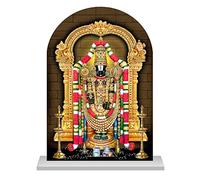 Swadeshi Desire Tirupati Balaji Idol for Car Dashboard murti Idol for Home Bhagwan Temple Pooja Office Study Table Decorative Showpiece