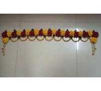 Swadeshi Desire™Traditional Artificial Flower Handmade Door Hanging Bandanwar for Home Décor (98cm)