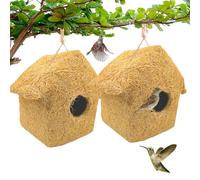 Swadeshi Desire TRIA Bird House with Hanging Hooks U CAN Place Anywhere Pack of 2 Bird House