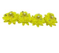 Swadeshi Desire Yellow Flower Bridal Hair Gajra For Women Party, Bridal Wedding/Artificial Flower Bun Juda Pack-01