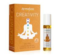 Swadishtana - Creativity - Sacral Chakra Essential Oil Roll-On Blend by Aromafume | 7 Chakra Blend | 1 x 10ml | Pure Oil Blend - Natural Ingredients | Ideal for Meditation, Yoga & Chakra Alignment