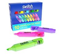 swäsh Highlighter Assorted Broad Chisel - 5 mm Pack of 10