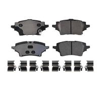 Brake pads Rear Axle 33 10 6652 SWAG for TOYOTA MAZDA SUZUKI