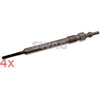 SWAG Glow Plug x4 pcs Fits AUDI A4 SEAT Leon SKODA VW Passat 059963319J