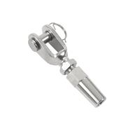 Swageless Fork Jaw Terminal - 316 Stainless Steel Wire Rope DIY Fitting for Balustrade Rigging - Compatible with 4mm Wire Rope - Durable Cable Hardware