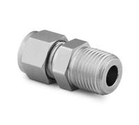SWAGELOK SS-1210-1-8 3/4 IN. TUBE OD X 1/2 IN. MALE NPT, MALE CONNECTOR, TUBE FITTING