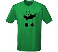 swagwear Banksy Panda Guns Graffiti Mens T-Shirt 10 Colours (S-3XL) Irish Green