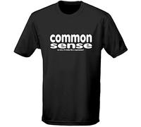 swagwear Common Sense Superpower Mens T-Shirt 10 Colours (S-3XL) Black