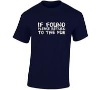 swagwear If Found Return to The Pub Mens T-Shirt 10 Colours (S-3XL) Navy