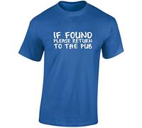 swagwear If Found Return to The Pub Mens T-Shirt 10 Colours (S-3XL) Royal Blue