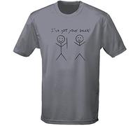 swagwear I've Got Your Back Mens T-Shirt 10 Colours (S-3XL) Charcoal