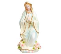 Swaite Virgin Mary Statue, 4.8 Inch Catholic Blessed Virgin Mother Mary Statues, Suitable for Religious Decor and Collection and Home Use, Blessed Virgin Mother Mary Statues Gift