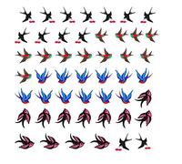 Swallow bird Collection (Swallow Nail art water decals)