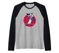 Swallow Birds Bird Nature Swallow Raglan Baseball Tee