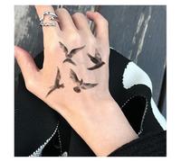 Swallow Herbal Temporary Tattoos, Washable, Chinese Style Small Designs For Arms And Collarbones, Long-lasting 2 Weeks, Fake Tattoos