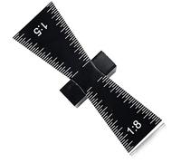 Swallow Tail Dovetail Marker Hand Cut Wood Joints Gauge Dovetail Guide Tool with Scale Dovetail Template Size 1: 5 and 1: 8 for Woodworking
