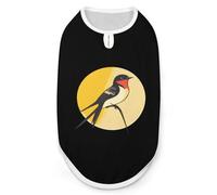 Swallow The Sun Bird Dog Shirts Patterned Pet Clothes Tank Top Sleeveless T-Shirt for Cats Puppy M
