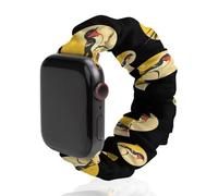 Swallow The Sun Bird Scrunchie Watch Bands Soft Elastic Replacement Wristband Compatible with Apple Watch 38mm/40mm