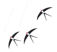 Swallow with Rope Paper Pendant Black 3pcs Hanging Ornaments