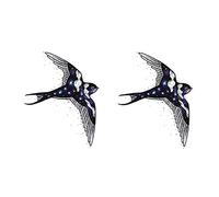 Swallows Temporary Tattoo Stickers Waterproof Lasting Sweet Fresh Sexy Personality Temptation