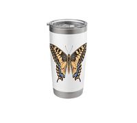 Swallowtail Butterfly Vintage Stainless Steel Insulated Tumbler