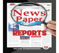 Swami Vivekananda Newspaper Reports Paperback Book Swami Vivekananda Multicolor