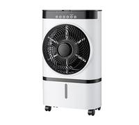 Swamp Cooler Air Conditioner, Double Layer Vertical Evaporative Cooling Fan, High Efficiency Outdoor Air Cooler with Anti Dust Filter for Room Cooling and Temperature Control