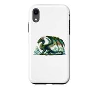 Swamp Dragon Cloud Fantasy Mossy Mythical Beast Case for iPhone XR