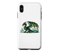 Swamp Dragon Cloud Fantasy Mossy Mythical Beast Case for iPhone XS Max
