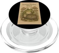 Swamp Kitchen Witch Frog Cauldron Mushroom Cottagecore PopSockets PopGrip for MagSafe