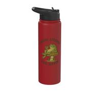 Swamp Steeped and Sippin' Toad Mushroom Drinker Stainless Steel Insulated Water Bottle