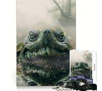 Swamp Turtle Mystique Teenagers Puzzles 1000 Piece Jigsaws Boost Recall Relax Time Accurate Edge Amazing Present (38x52cm)