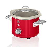 Swan 1.5L Slow Cooker Retro - Red Red