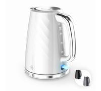 Swan SK14611WHT Windsor Textured Kettle in White 1 7L 3kW Rapid Boil